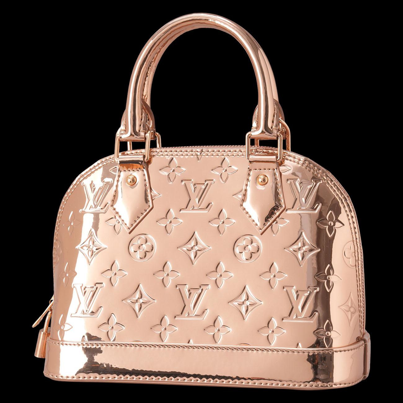 LOUIS VUITTON(USED)루이비통 M27037 시즌 알마 BB 로즈골드
